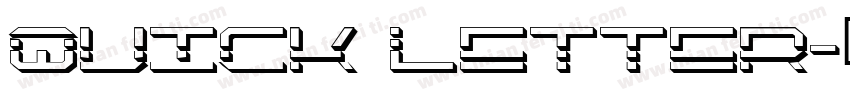 Quick Letter字体转换